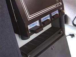 This luxurious Norwegian bus actually has a hot drinks machine on board